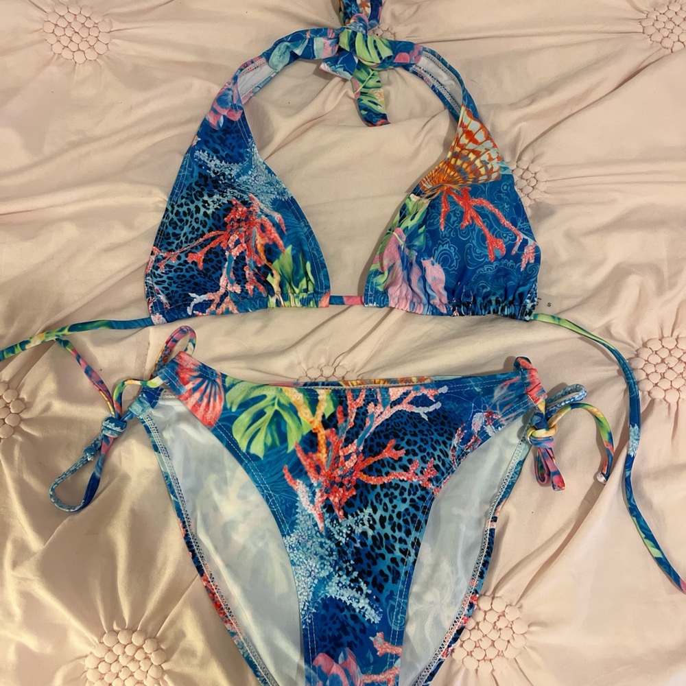 Swim Tropical Print Bikini